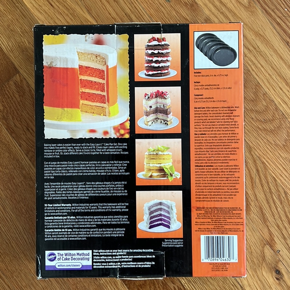 Wilton easy layers cake pans - Picture 2 of 4